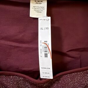 PINK Victoria's Secret Deep Red Top